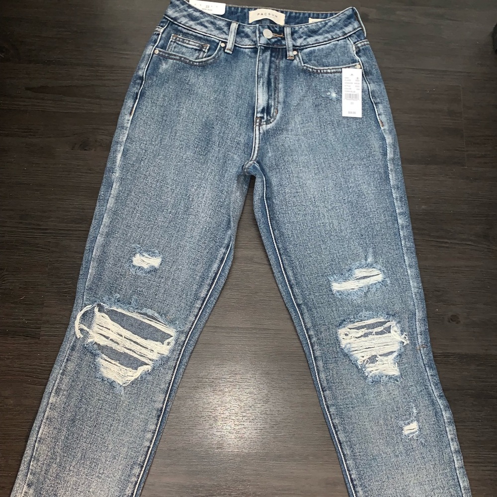 Pacsun Mom Blue Jeans Size 23 NWT